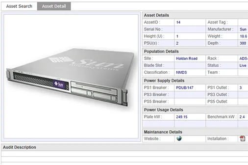 Asset Register - Server